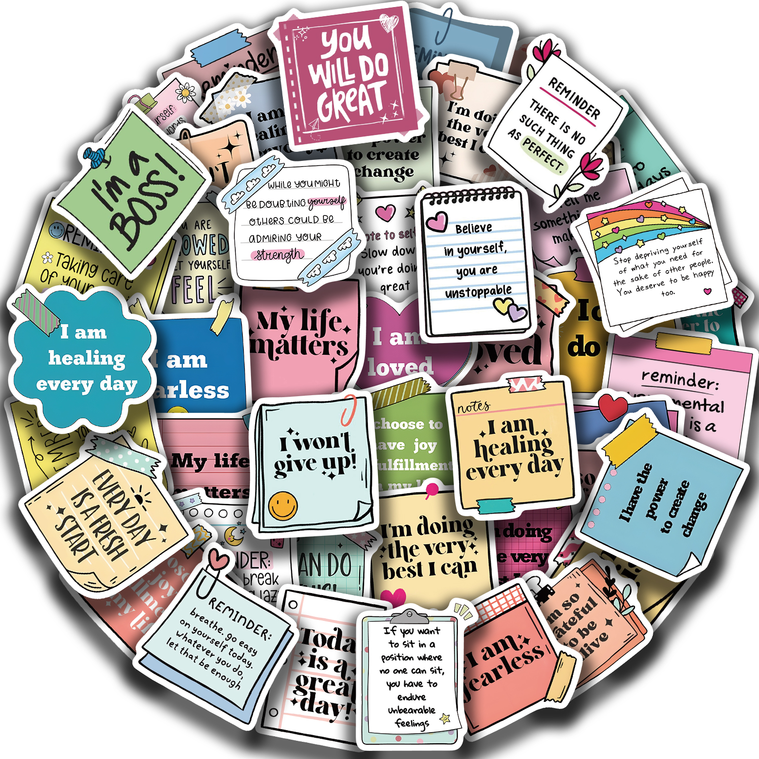50pcs Inspirational Quote Stic - Kids Toys Quotes reseña y precio