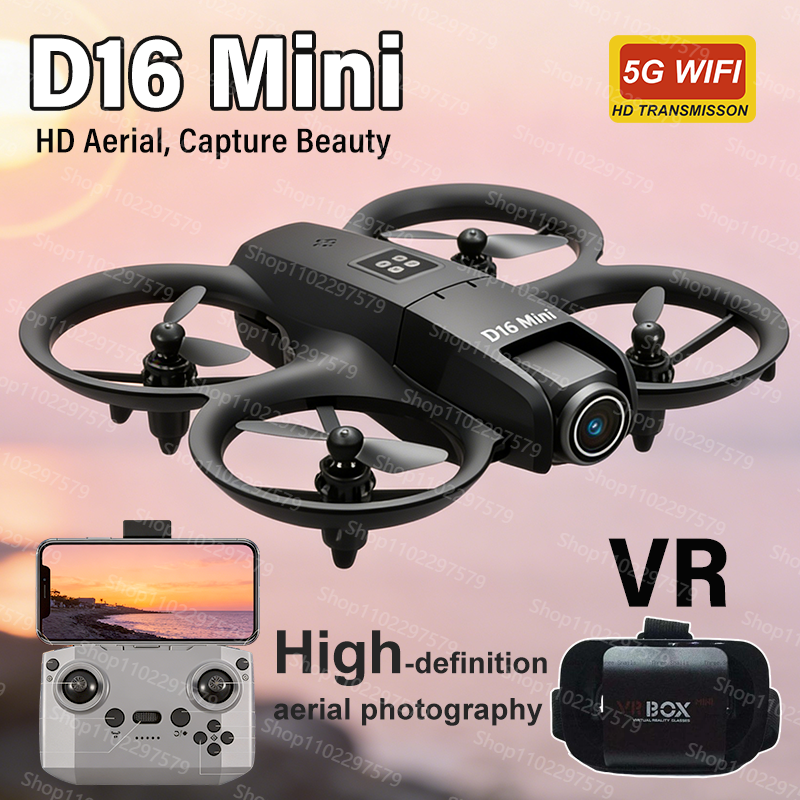 D16 Mini Drone Auto Return WIF - Kids Toys Top View reseña y precio