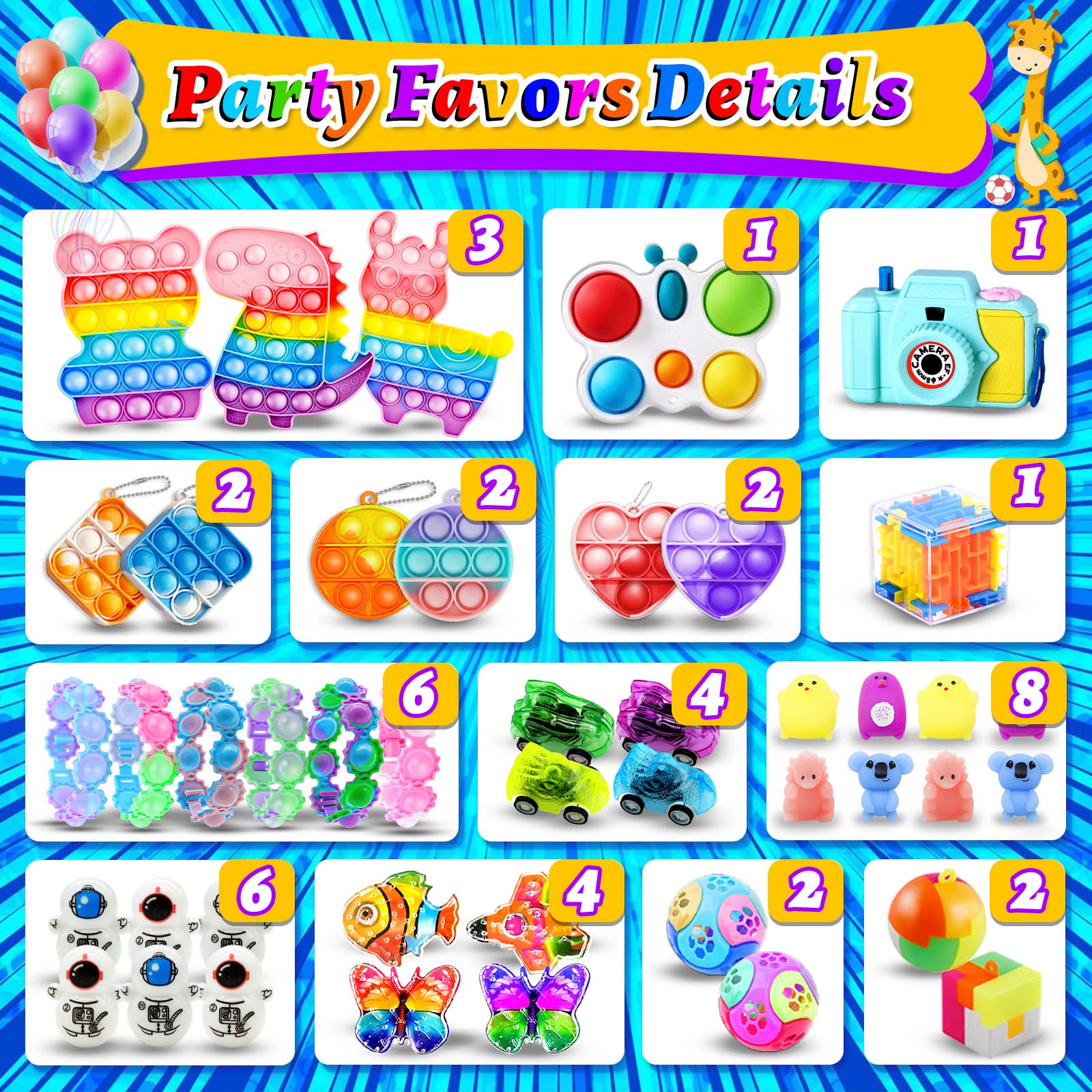 Fidgets Toys 324Pack for Kids  - Kids Toys Kids Toys reseña y precio
