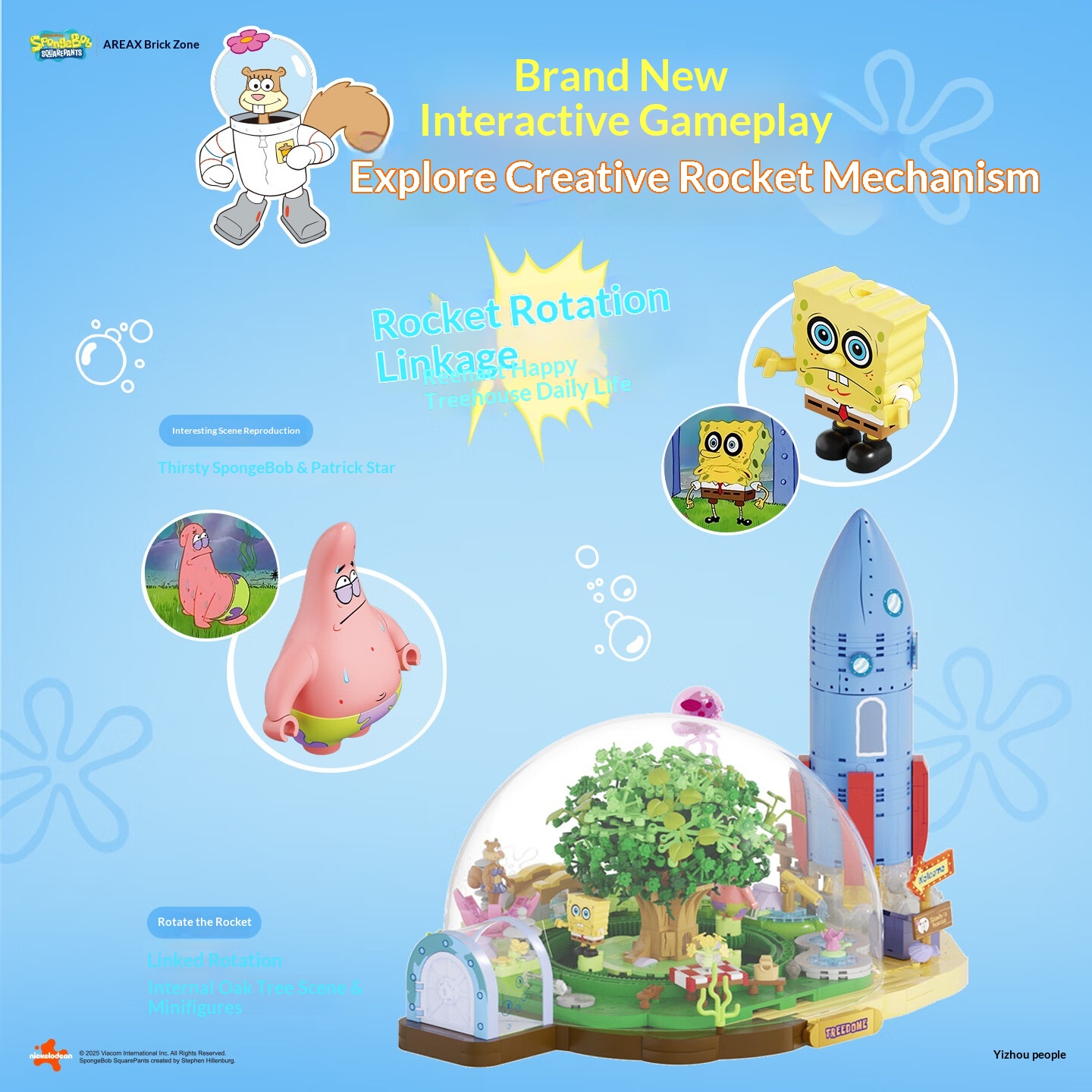 Areax Spongebob Sandy Cheeks D - Kids Toys Blocks reseña y precio