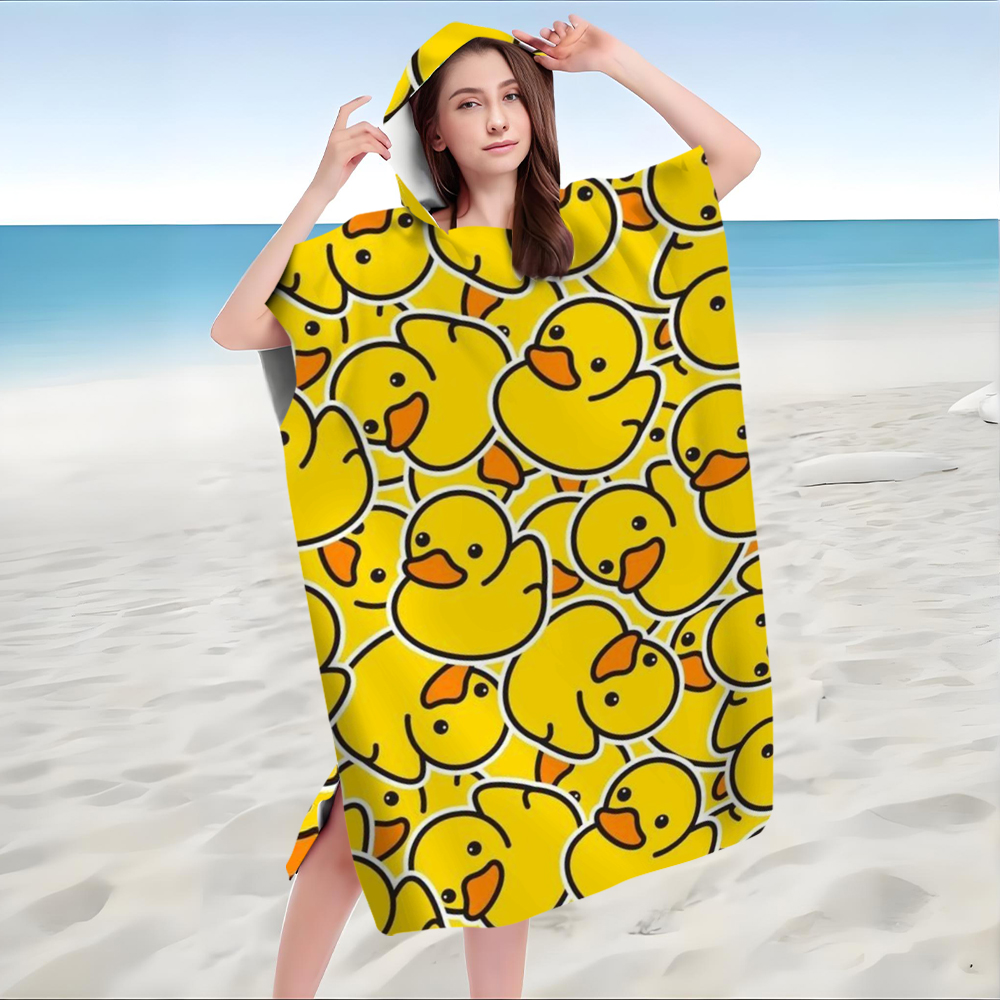 Cute Yellow Rubber Duck Print  - Rubber Duck Bath reseña y precio