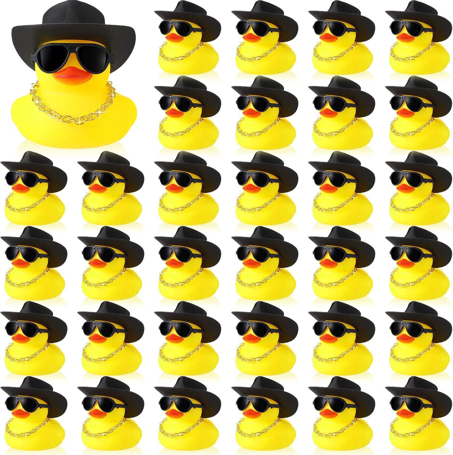 6/12/24 pcs Cowboy Rubber Duck - Rubber Duck Bath reseña y precio