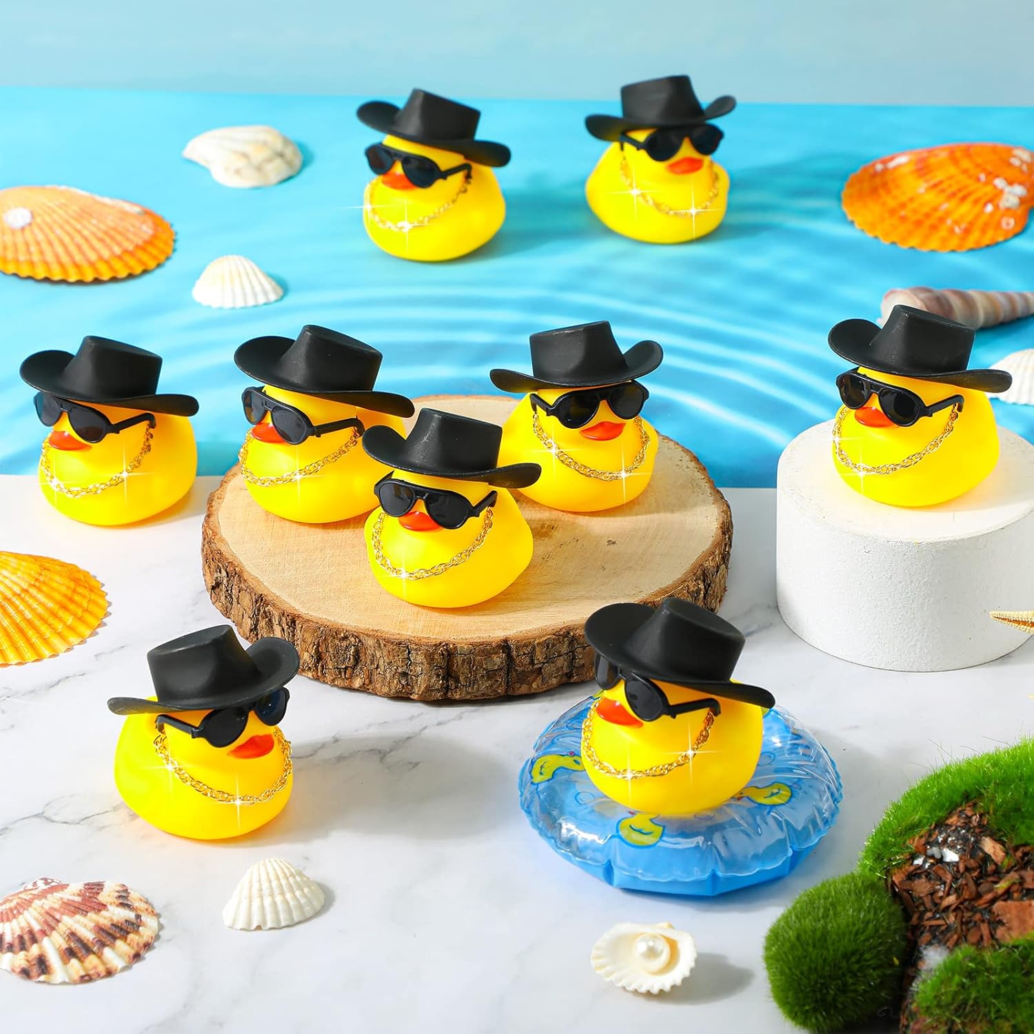 6/12/24 pcs Cowboy Rubber Duck - Rubber Duck Bath reseña y precio