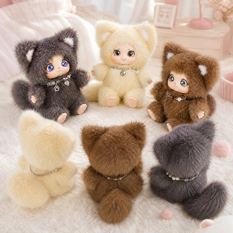 18cm New Cute Family Fox Plush - Kids Toys Young reseña y precio