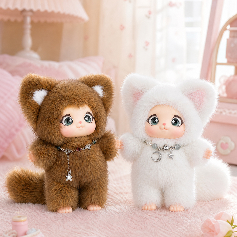 18cm New Cute Family Fox Plush - Kids Toys Young reseña y precio