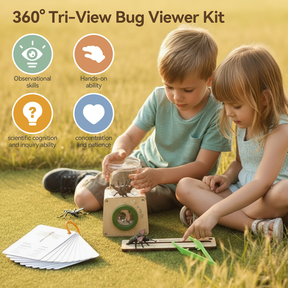 360 Tri View Bug Viewer Kit fo - Kids Toys Top View reseña y precio