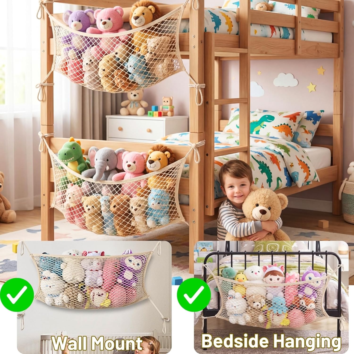 Stuffed Animal Storage Net for - Kids Toys Kids Toys reseña y precio