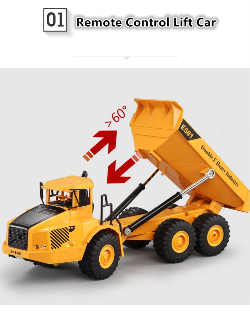 Remote Control Dump Truck RC 1 - Kids Toys Under $20 reseña y precio