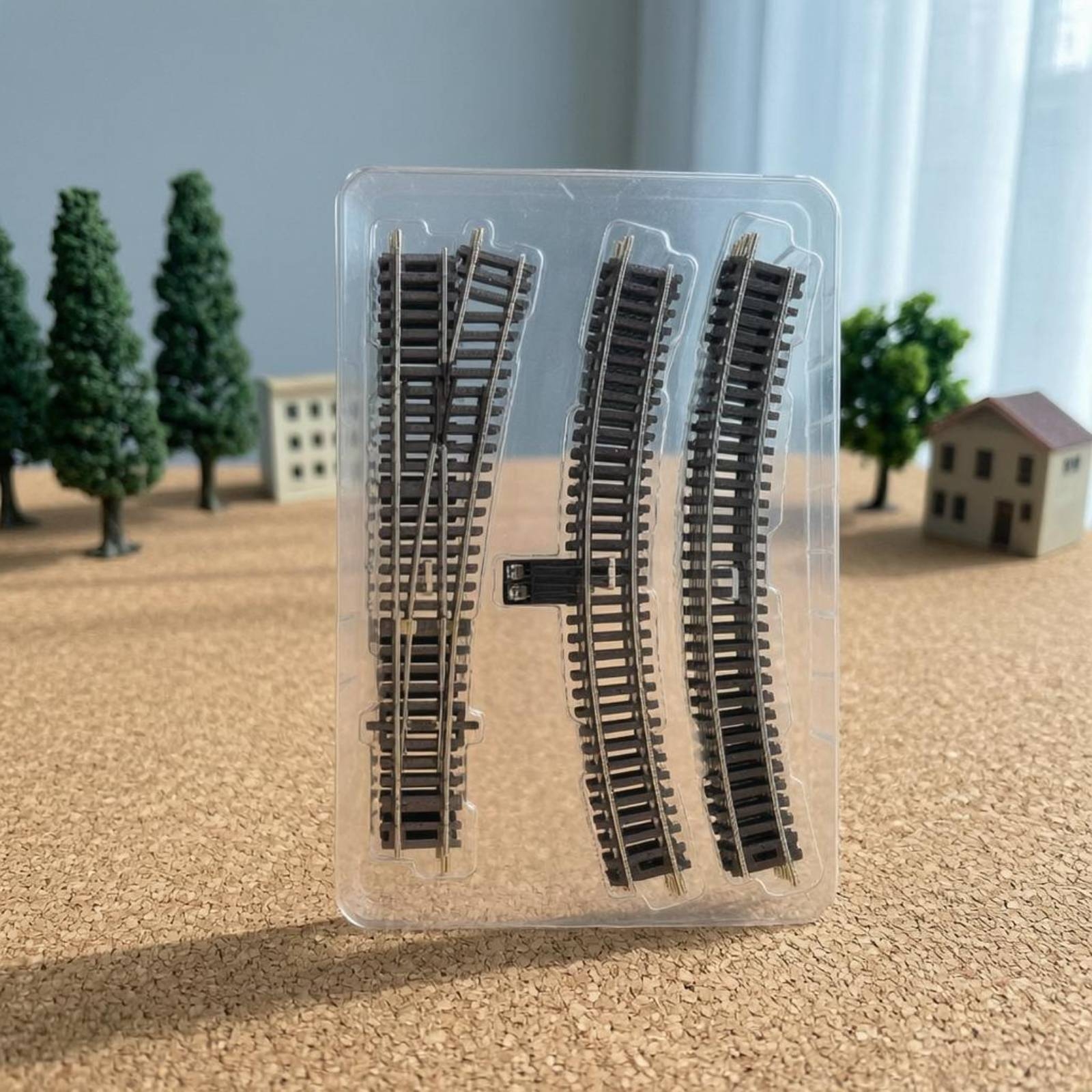 HO-Scale Track Set Powered Ope - Toy Train Track Set reseña y precio