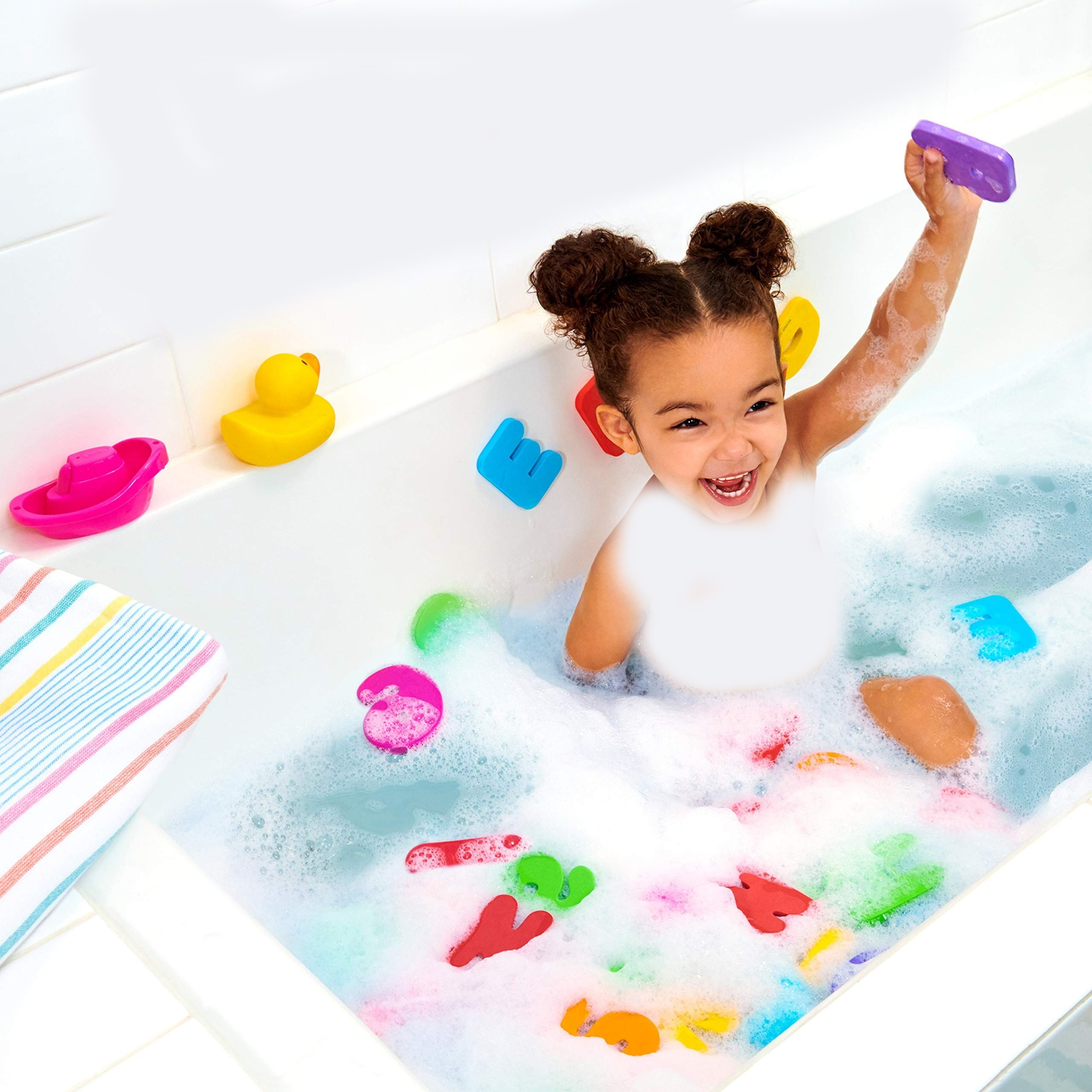 36pcs Set Of Bath Foam Letters - Bath Letter Number Foam reseña y precio