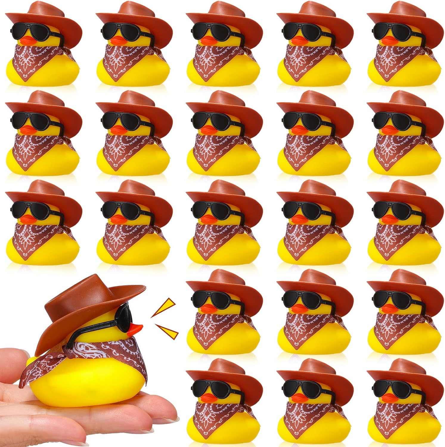6/12/24/48 Set Cowboy Rubber D - Rubber Duck Bath reseña y precio