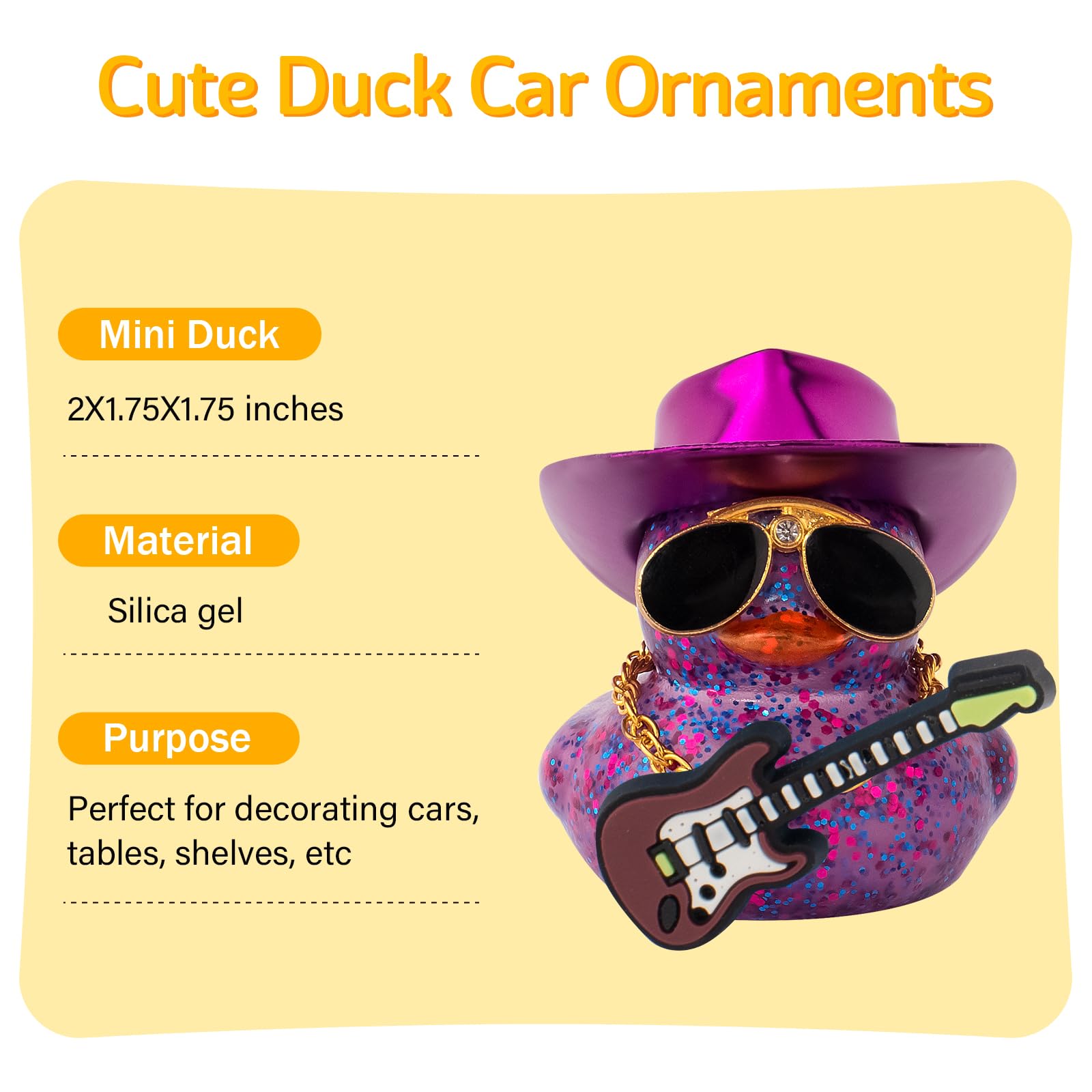 Car Decorations Laser Cowboy H - Rubber Duck Bath reseña y precio