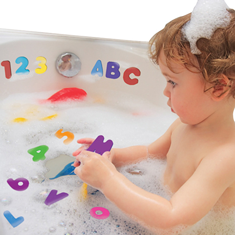 Kids Baby Bath Toys Fun Foam L - Bath Letter Number Foam reseña y precio