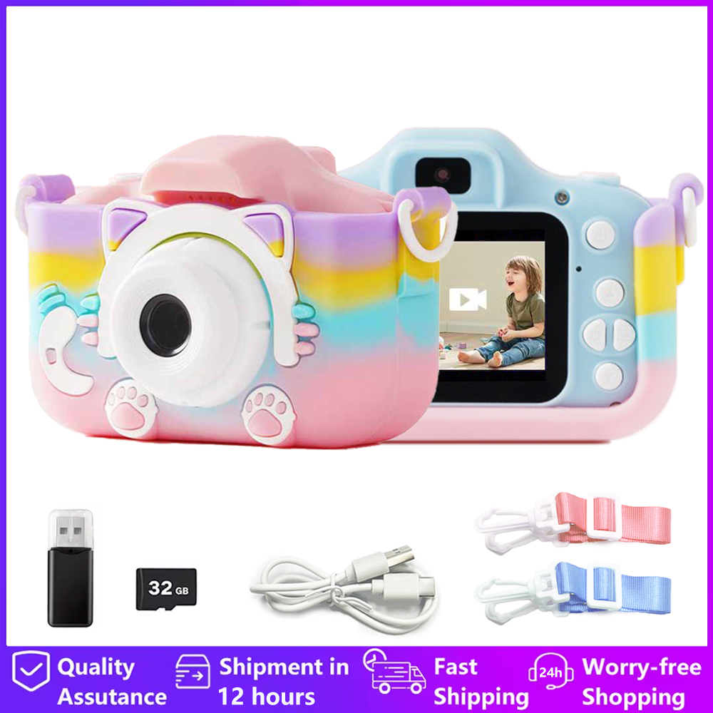 Kids Camera Toys HD 1080P Cat  - Kids Toys Top View reseña y precio