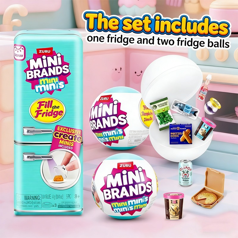 Mini Surprise Ball Fridge Toy, - Kids Toys Brands reseña y precio