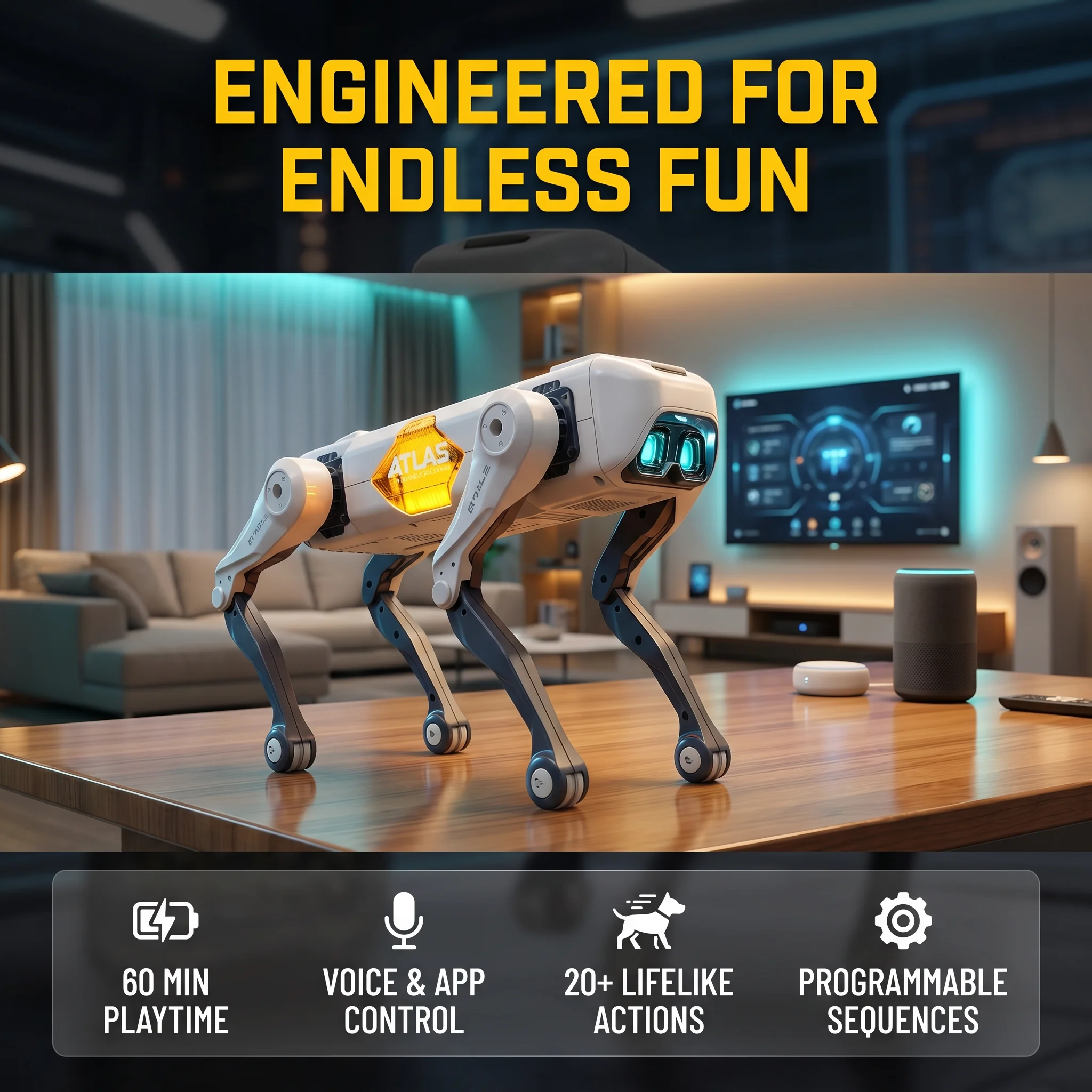 AI Smart Robot Dog, Voice & AP - Kids Toys Young reseña y precio