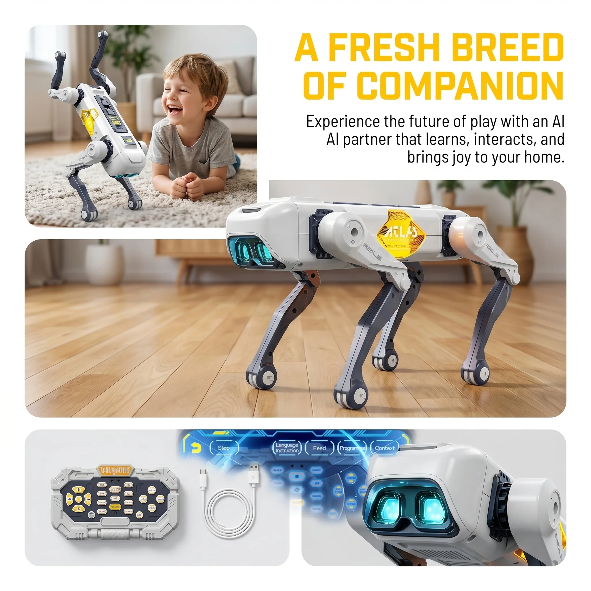 AI Smart Robot Dog, Voice & AP - Kids Toys Young reseña y precio