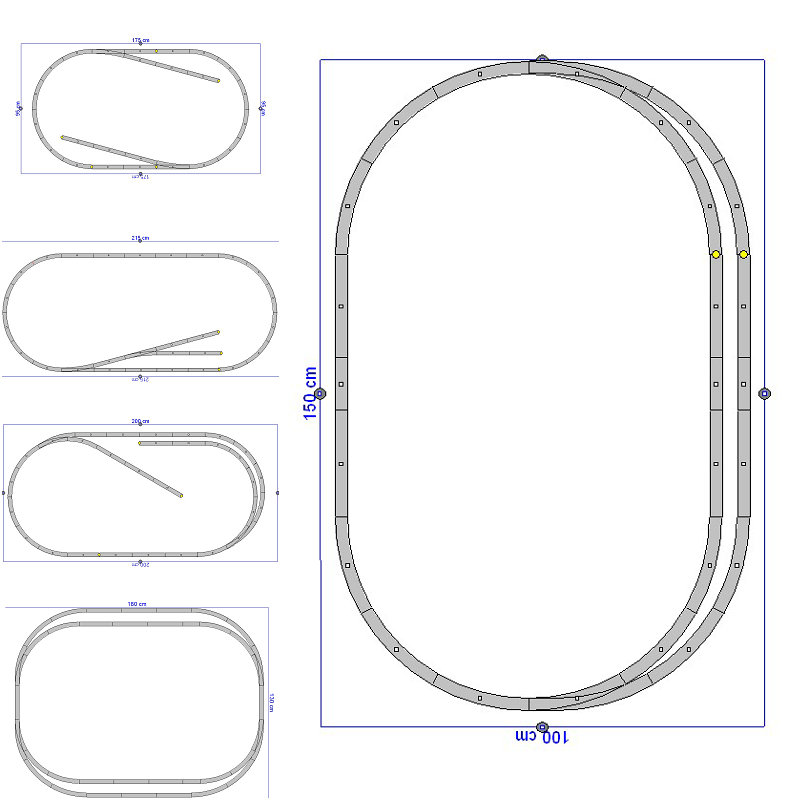 PIKO HO 1/87 Scale Track Set V - Toy Train Track Set reseña y precio