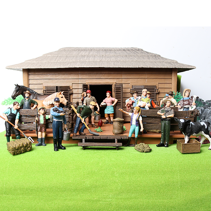 17PCS Assorted Simulation Farm - Kids Toys Under $20 reseña y precio