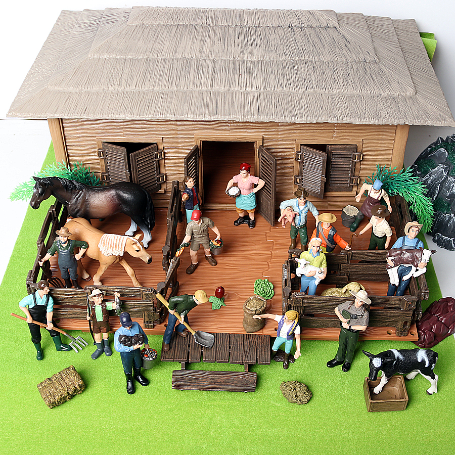 17PCS Assorted Simulation Farm - Kids Toys Under $20 reseña y precio