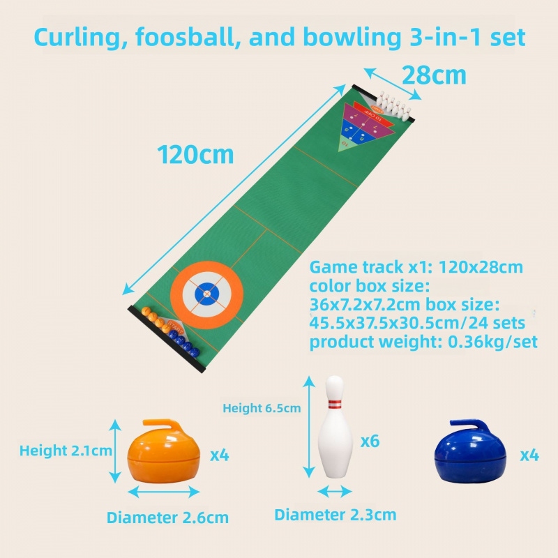 Curling Tabletop Game Set, Min - Kids Toys Kids Toys reseña y precio