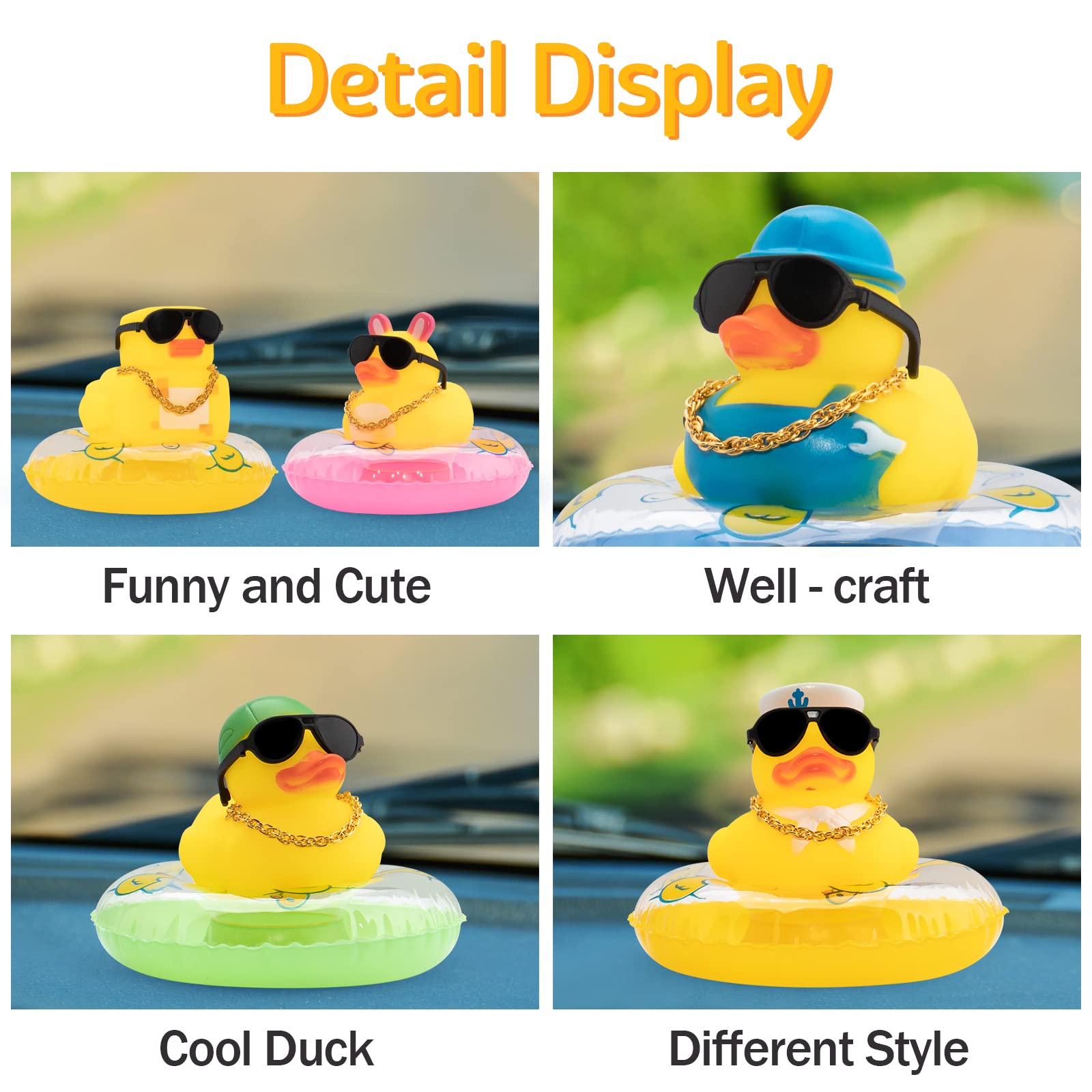 Navy Duck Car Rubber Duck Car  - Rubber Duck Bath reseña y precio