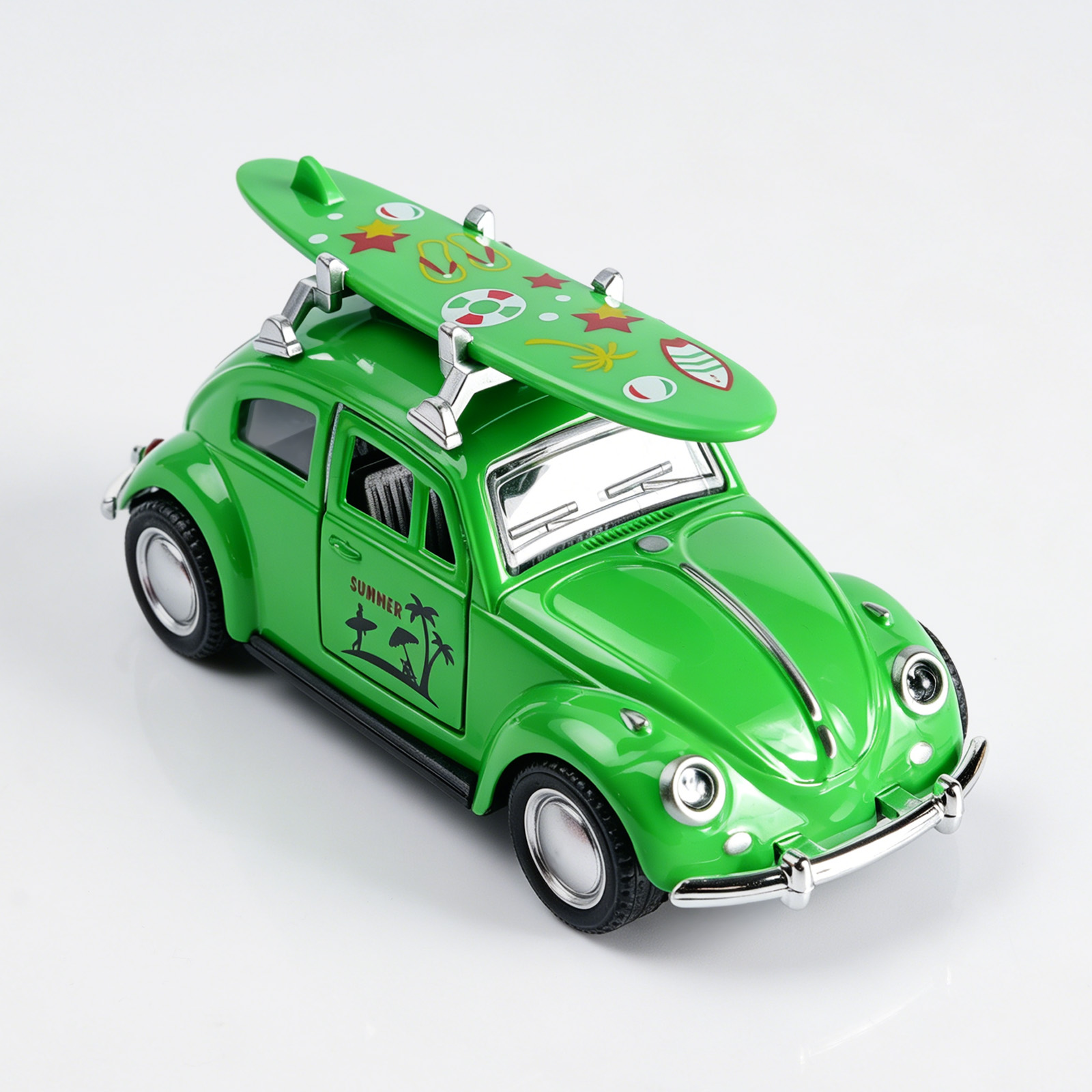 Retro Green Beetle Diecast Car - Kids Toys Young reseña y precio