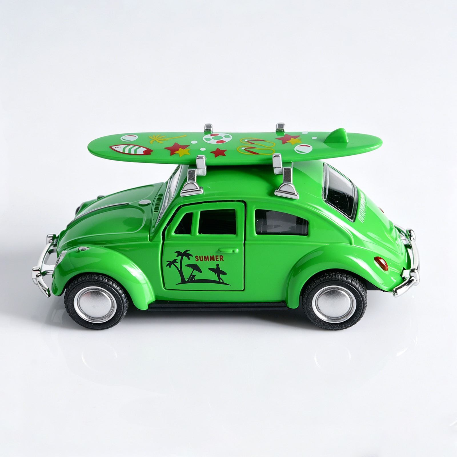 Retro Green Beetle Diecast Car - Kids Toys Young reseña y precio