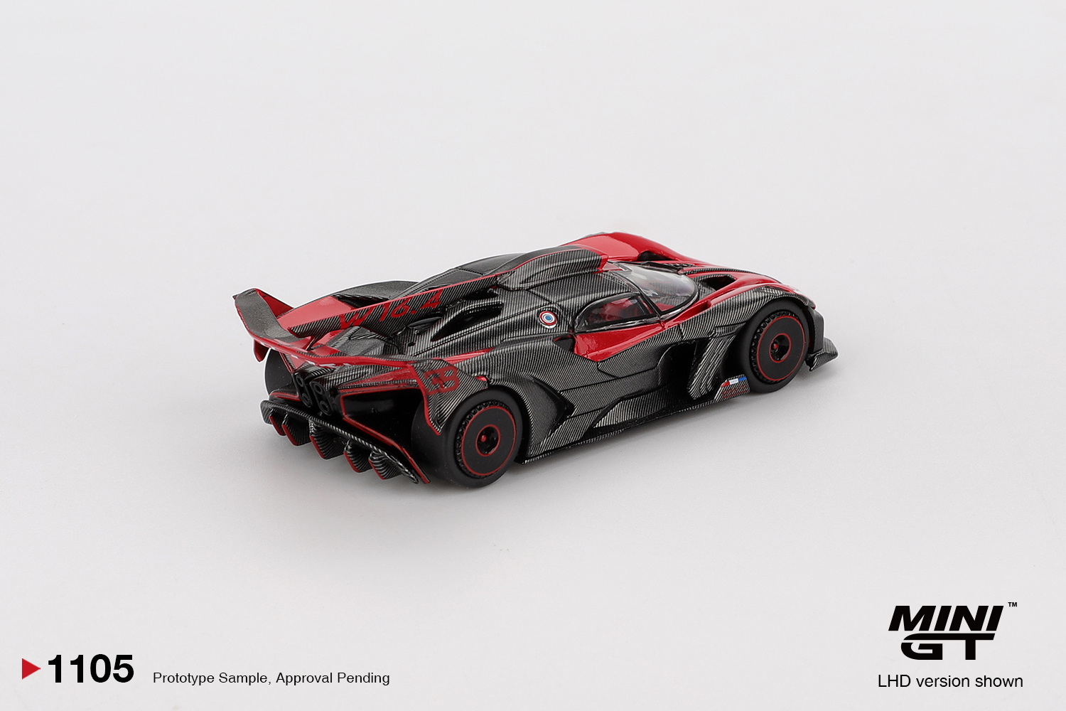 MINIGT 1/64 Bugatti Bolide Red - Kids Toys Young reseña y precio