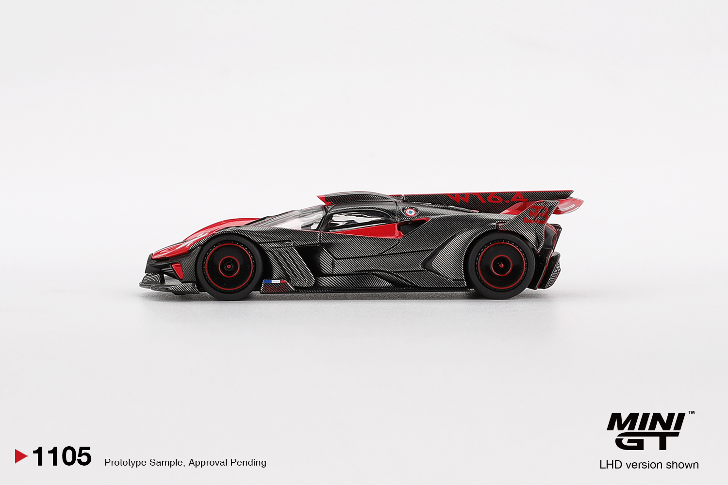 MINIGT 1/64 Bugatti Bolide Red - Kids Toys Young reseña y precio
