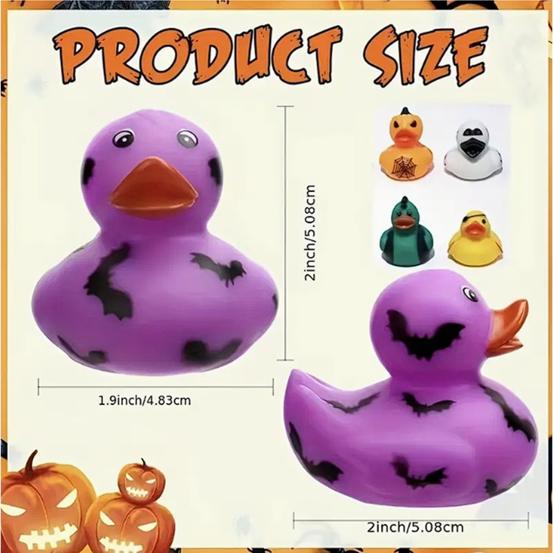 4PCS Halloween Rubber Ducks, 2 - Rubber Duck Bath reseña y precio