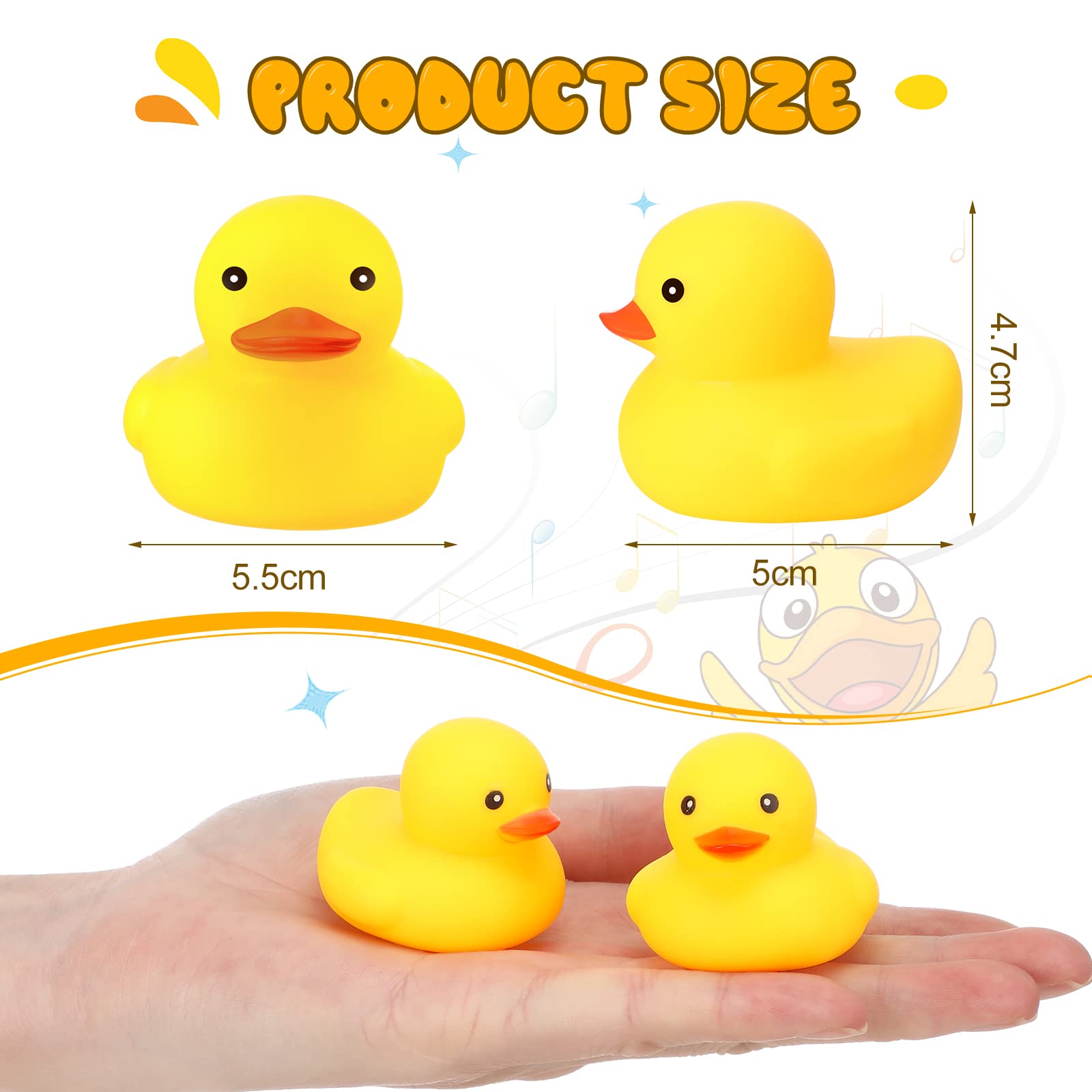 10-100pcs Colourful Rubber Duc - Rubber Duck Bath reseña y precio